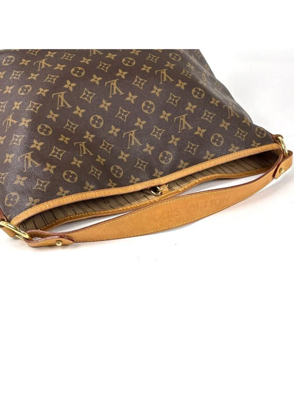 Louis Vuitton Delightful MM Shoulder Bag Monogram Brown